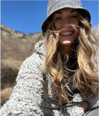 The SHADY GREY vintage washed Bucket Hat