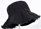 The JETT frayed Bucket hat