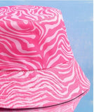 The SONIC PINK Bucket Hat Closer View