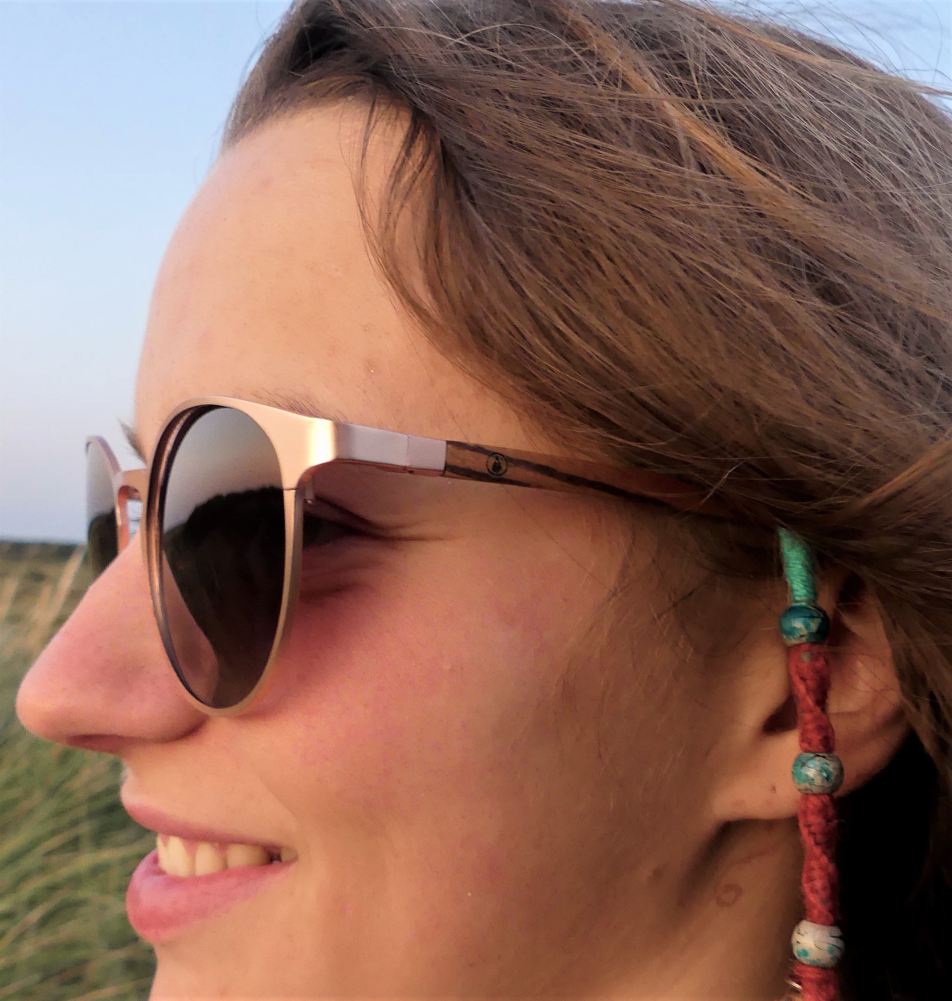 CURACAO Sunglasses Logo Close View