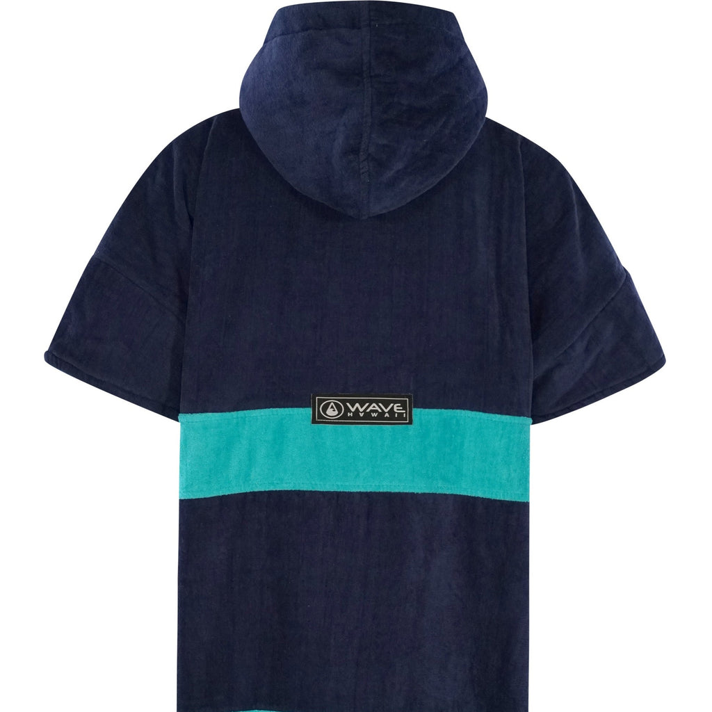 Wave Hawaii Bluebow Poncho Back View Product