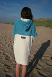 Wave Hawaii LAGOS Poncho Beach Wear Back View With Hood