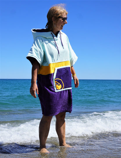 Maniero Poncho In The Sea Warm Poncho