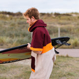Porlamar Travel Poncho Mens With Surfboard