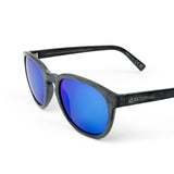 CRANTOCK SLATE Sunglasses - Blue Mirror Lenses Recycled Plastic