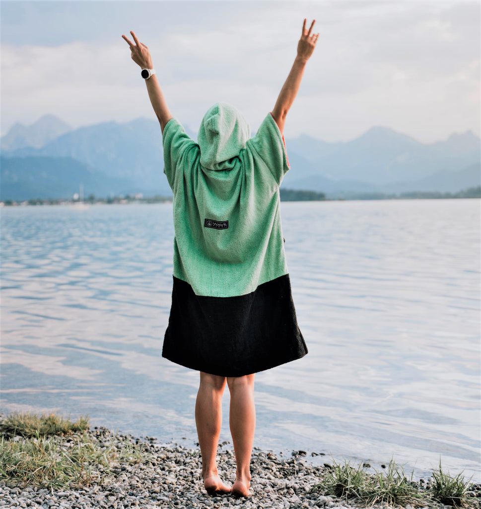 Surf poncho cotton deals
