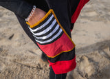 Wave Zip Poncho DUSTY Pocket Keeping Warm