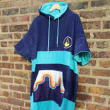 Wave Hawaii Bluebow Poncho Hung Up