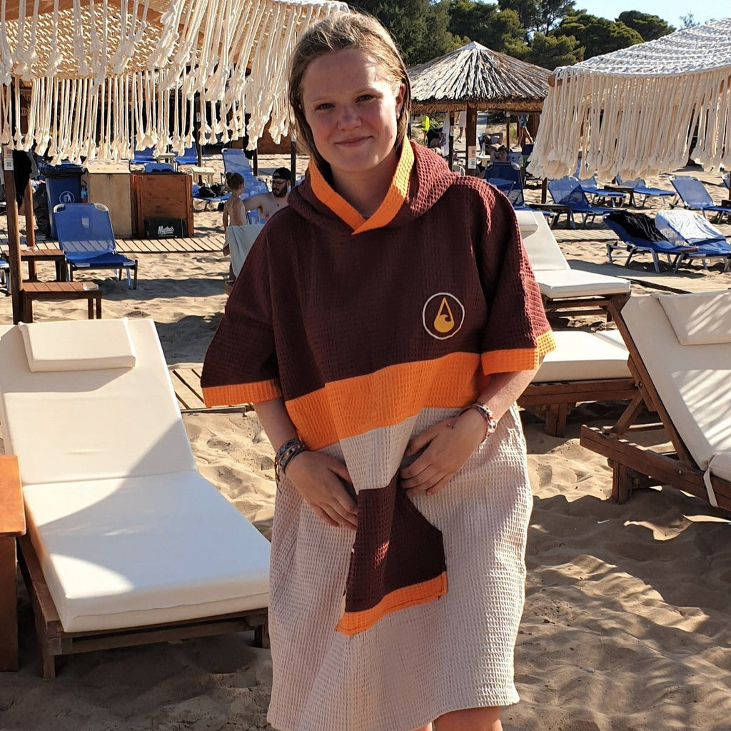 Porlamar Travel Poncho Front View Beach