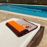 Travel Towel PORLAMAR Folded Beach Surf Towel