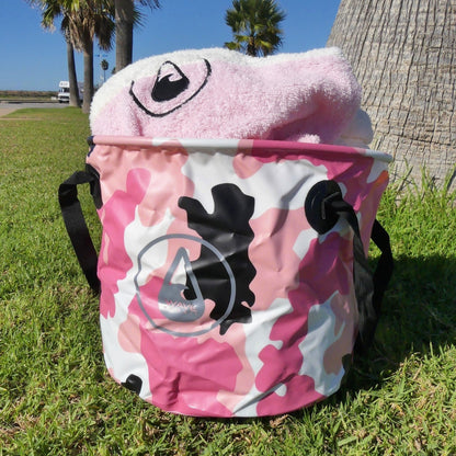 Beach Bucket PINK CAMO Main Image