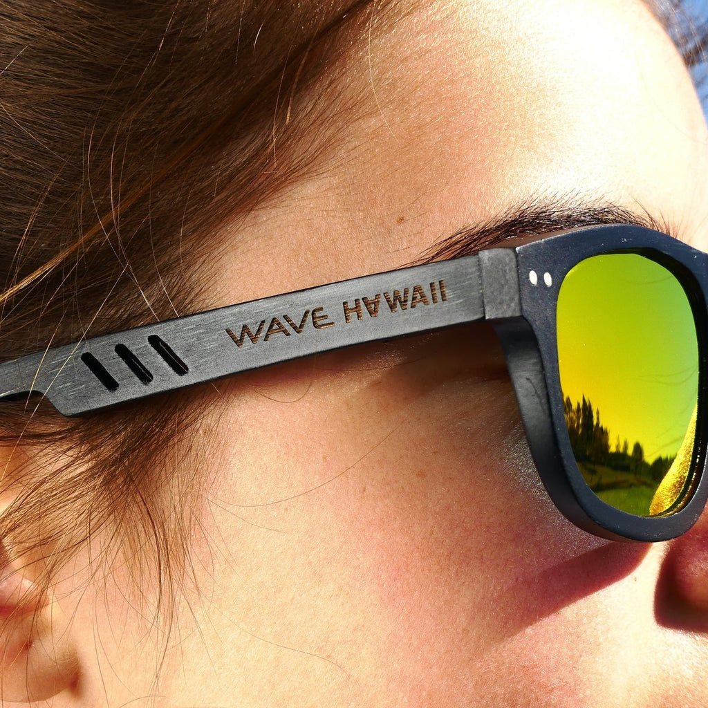 Polarised ALLEYS Sunglasses Logo Wave Hawaii