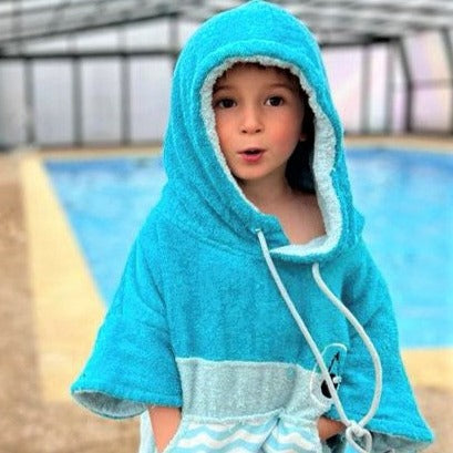 Wave Poncho MINI Hood Up