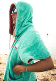 Wave Style Poncho DOS Hood Up With New Sunglasses
